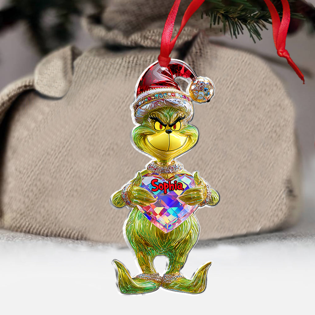 Joyeux Noël - Ornement de Noël personnalisé en forme d'étole