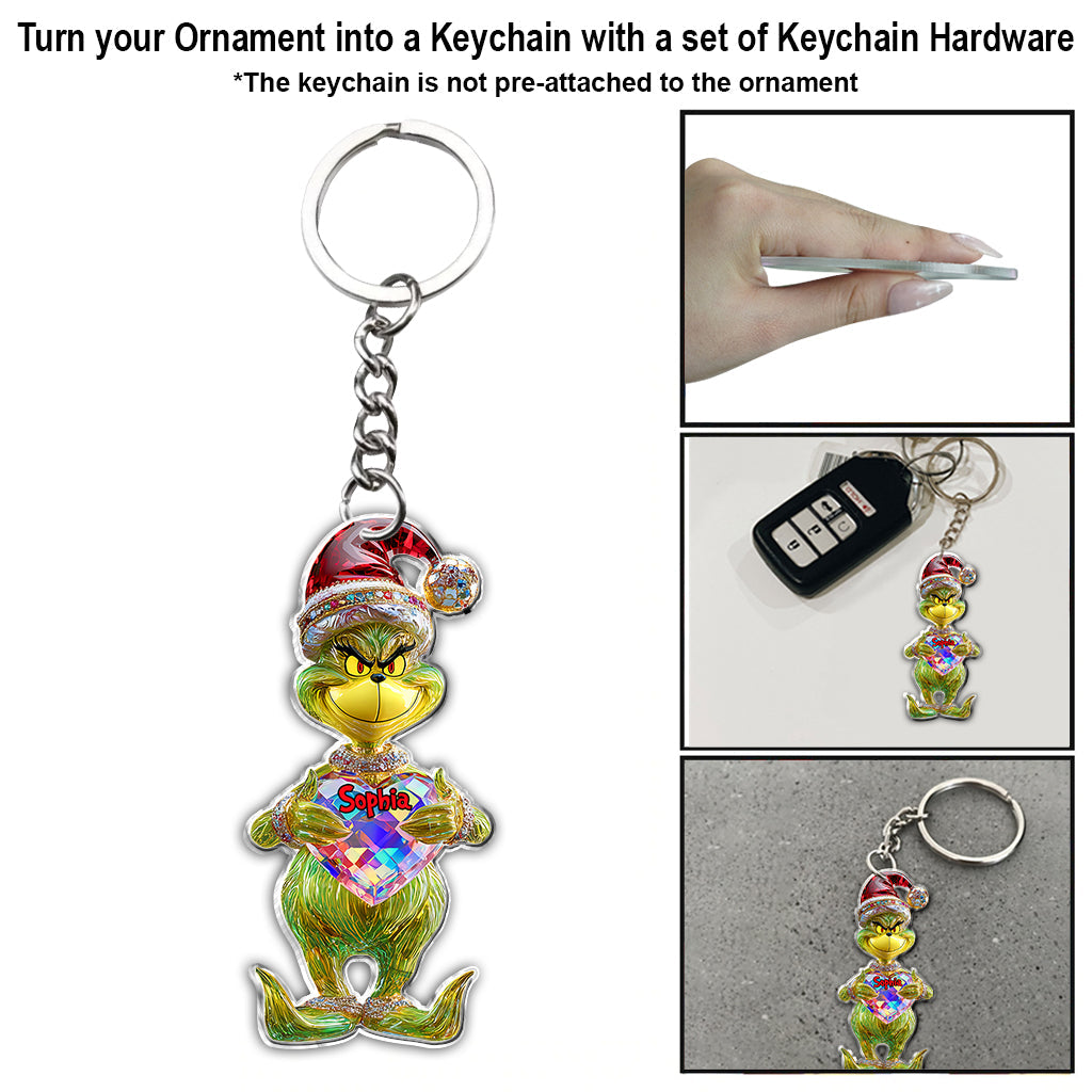 Joyeux Noël - Ornement de Noël personnalisé en forme d'étole