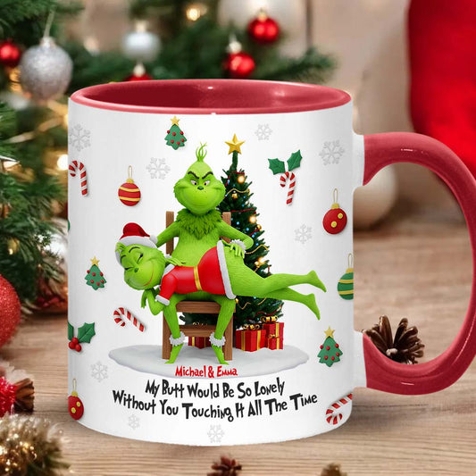 Je t'aime - Mug personnalisé avec étole de Noël