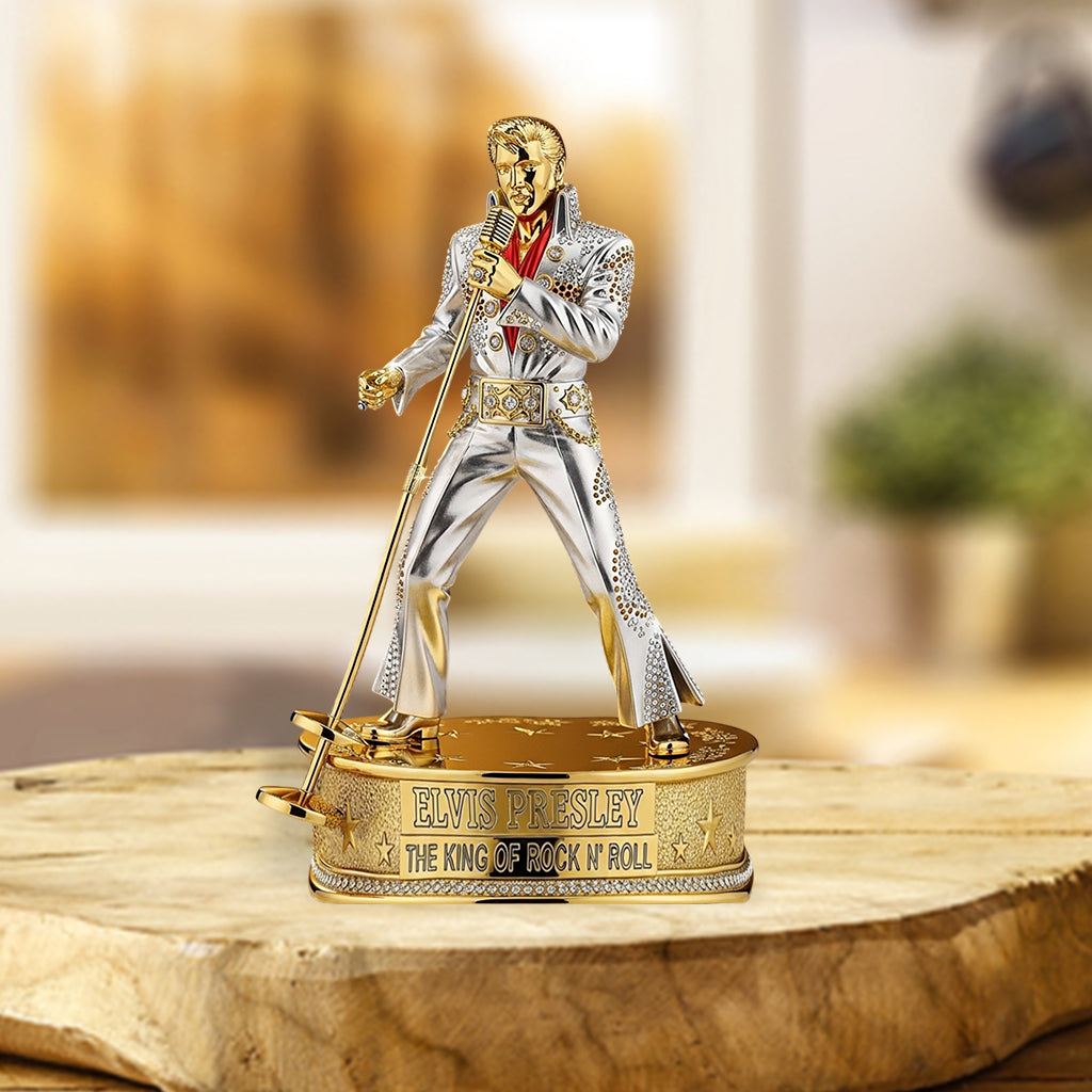 The King Of Rock N' Roll - King of Rock and Roll Custom Shaped Acrylic Plaque