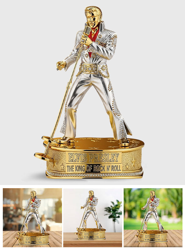 The King Of Rock N' Roll - King of Rock and Roll Custom Shaped Acrylic Plaque