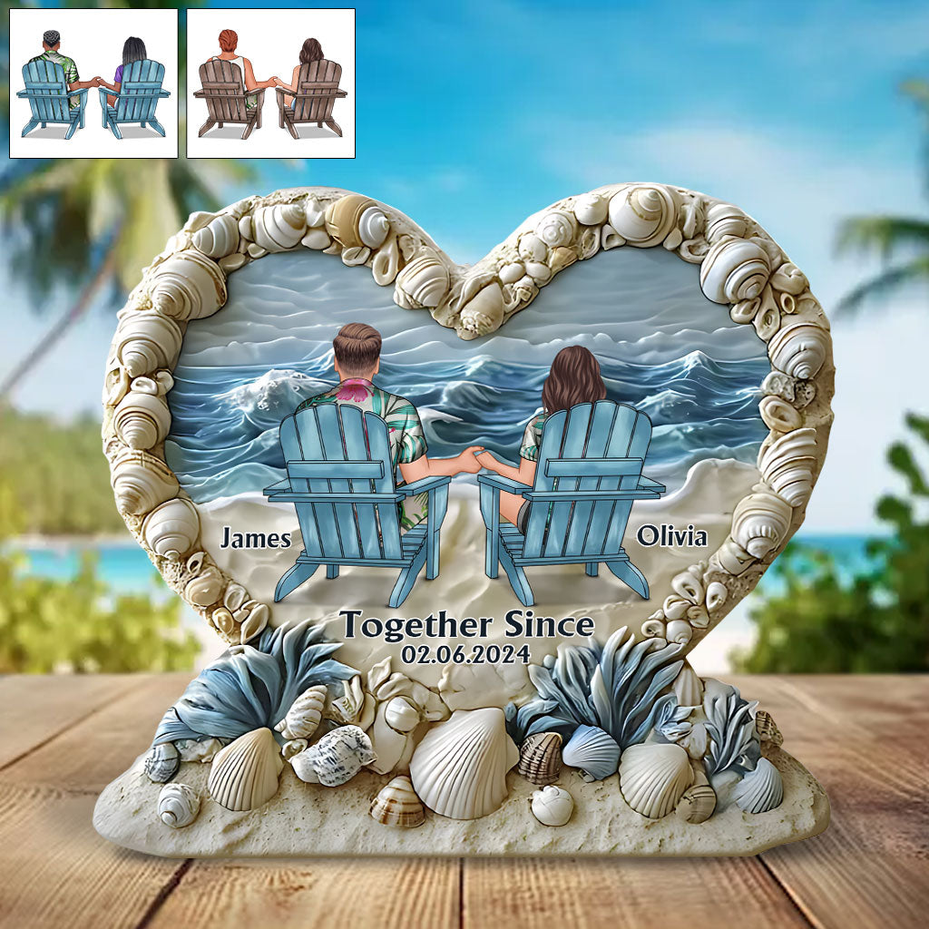 Ensemble depuis - Plaque acrylique personnalisée pour couple