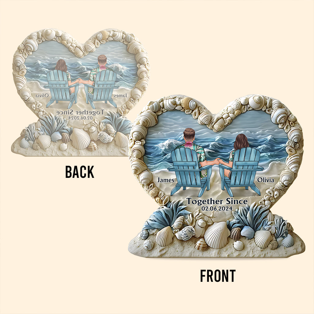 Ensemble depuis - Plaque acrylique personnalisée pour couple