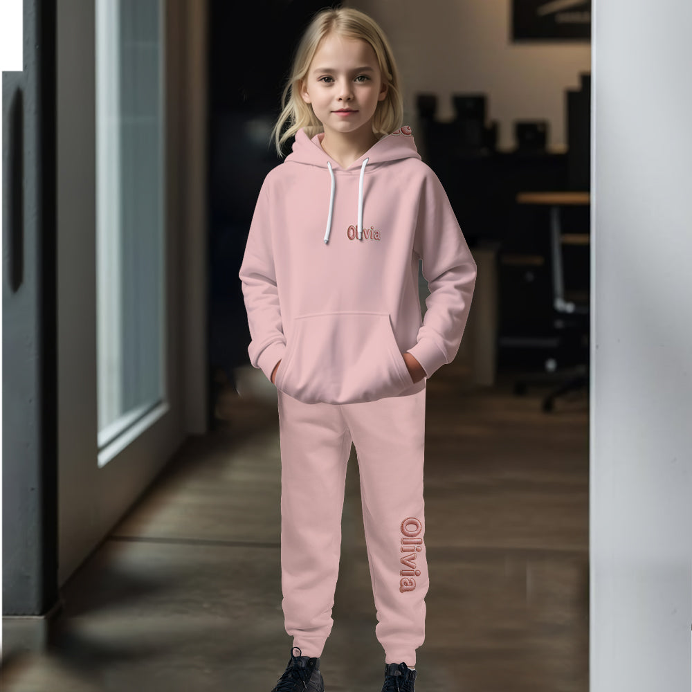 Back To School Gift for Kids - Personalized Bluey Kid Hoodie & Kid Jogger Sweatpants
