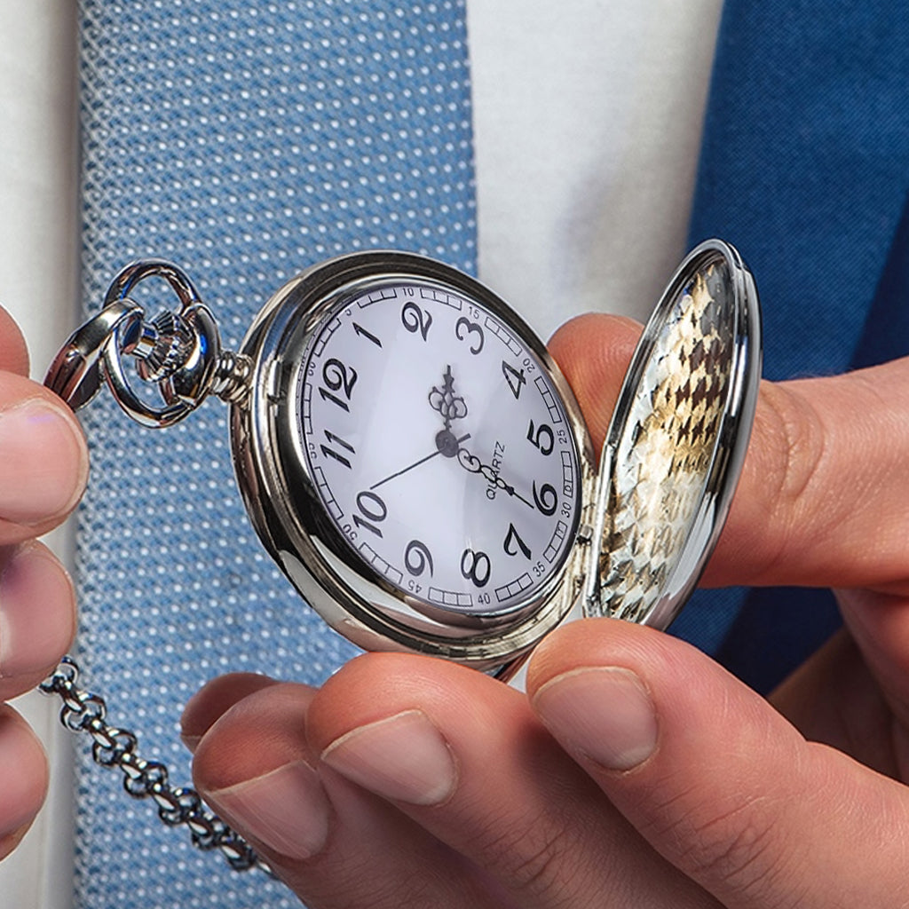Gone Fishing - Personalized Fishing Pocket Watch