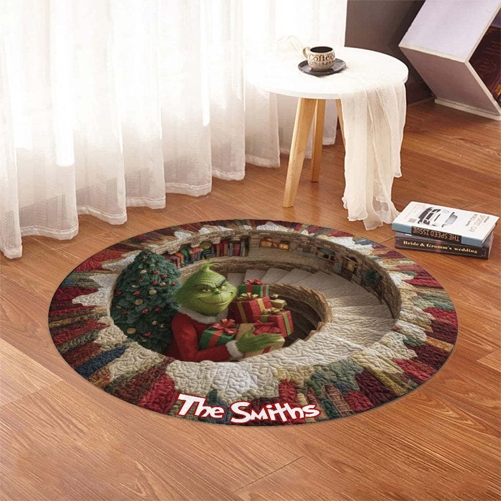 Joyeux Noël - Étole de Noël personnalisée - Tapis rond