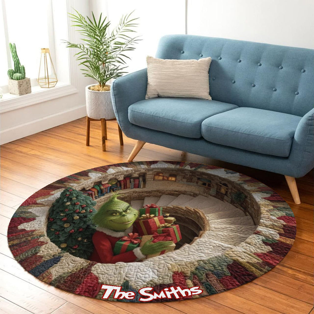 Joyeux Noël - Étole de Noël personnalisée - Tapis rond