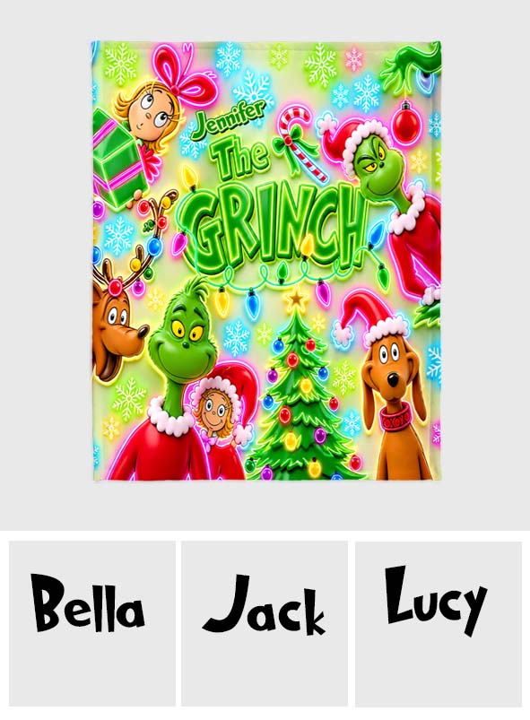 It's Time - Personalized Stole Christmas Blanket