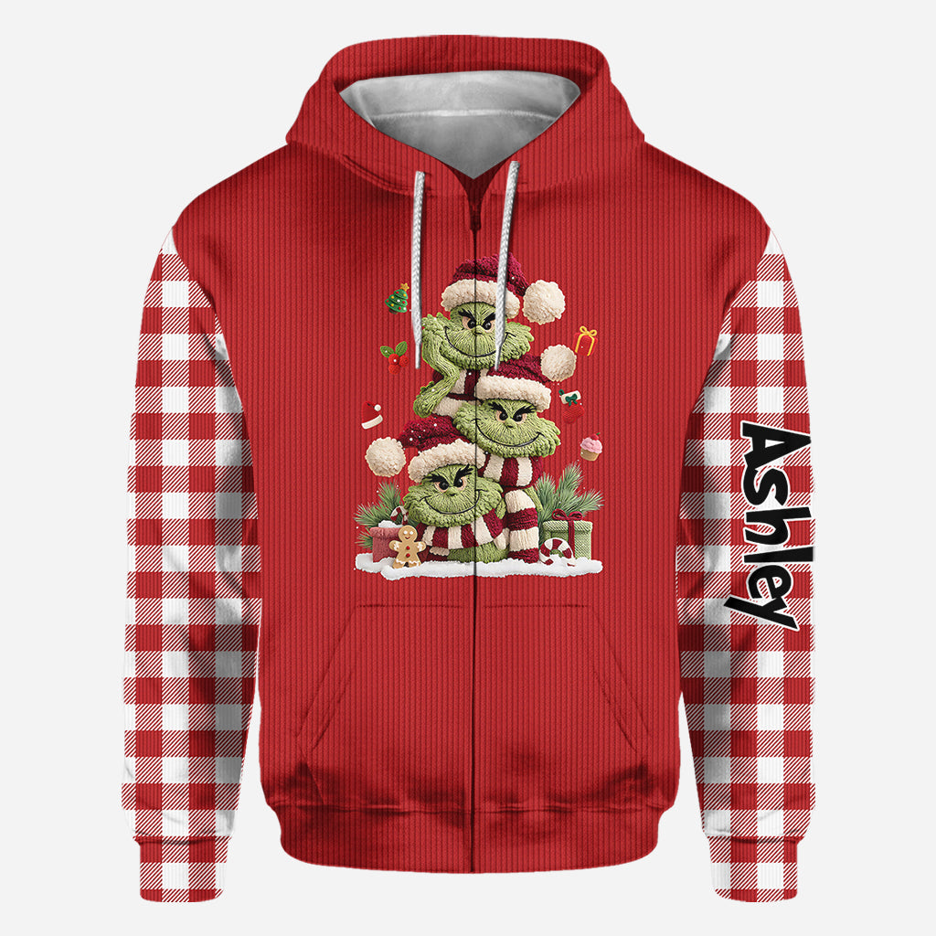 Merry Christmas - Personalized Stole Christmas All Over Shirt
