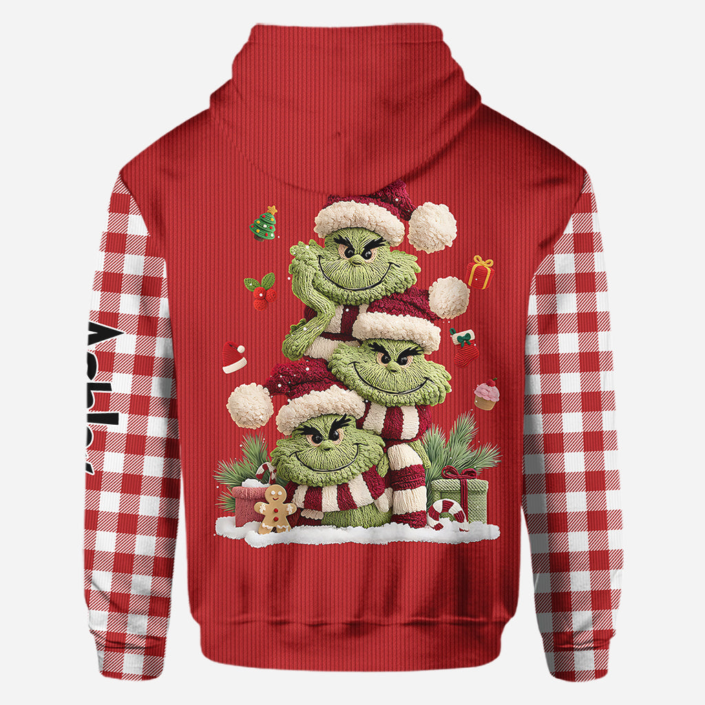 Merry Christmas - Personalized Stole Christmas All Over Shirt