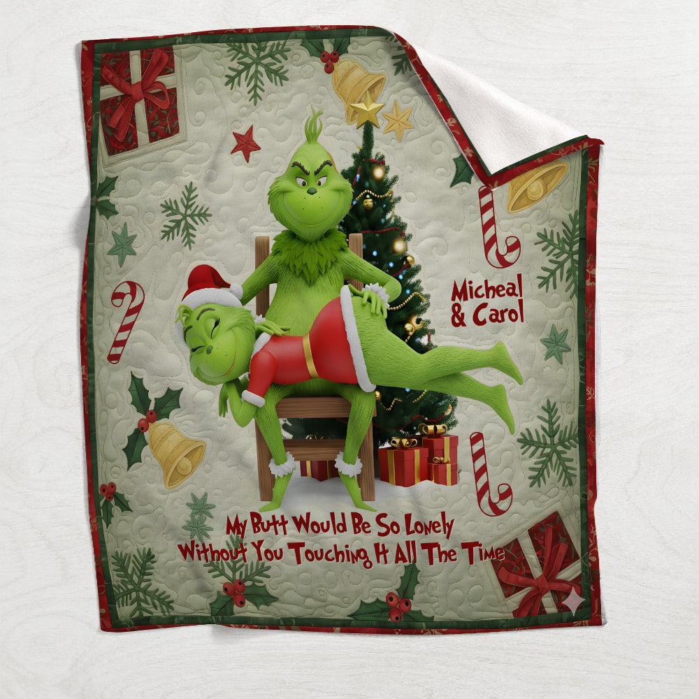 I Love You - Personalized Stole Christmas Blanket