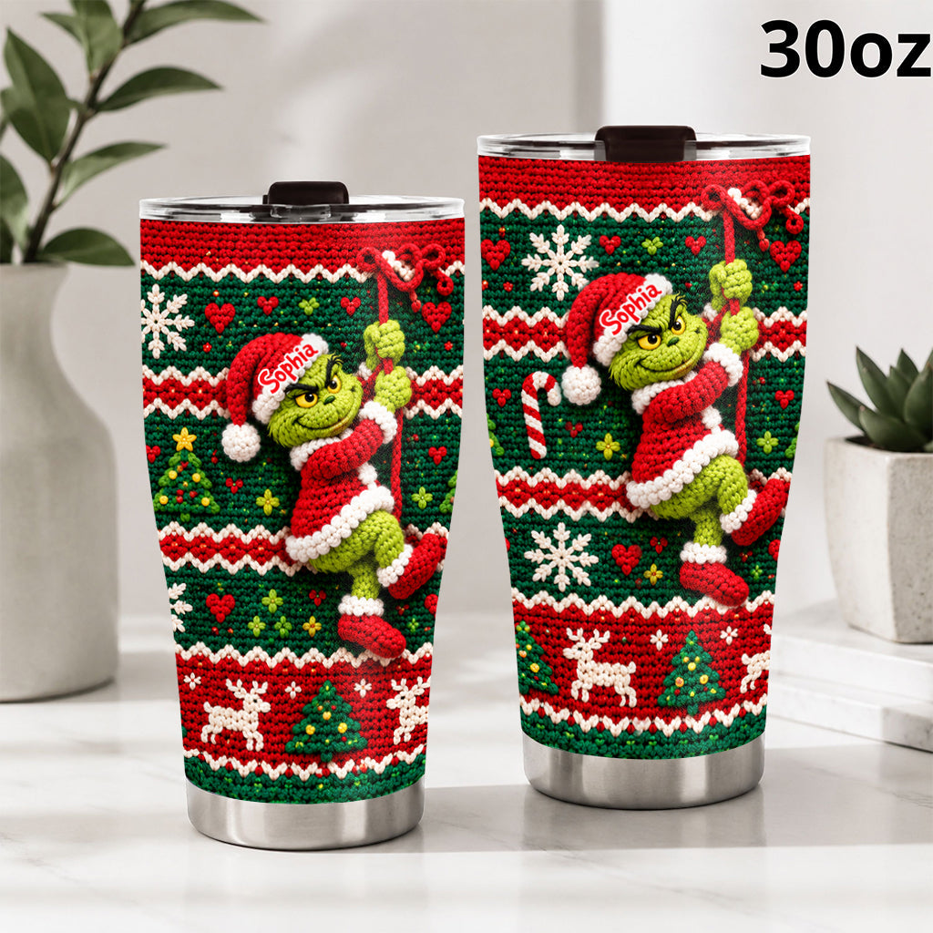 Merry Christmas - Personalized Stole Christmas Tumbler