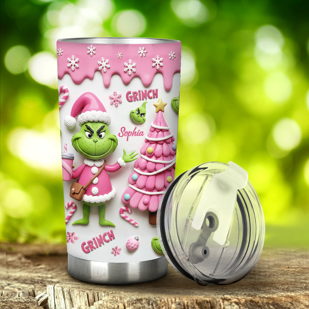 Merry Grinchmas - Personalized Stole Christmas Tumbler