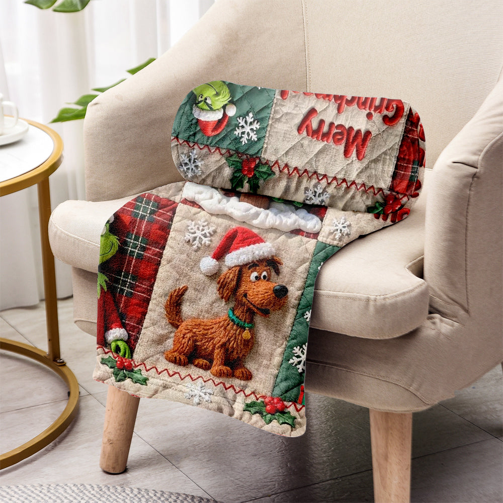 Merry Christmas - Personalized Stole Christmas Blanket