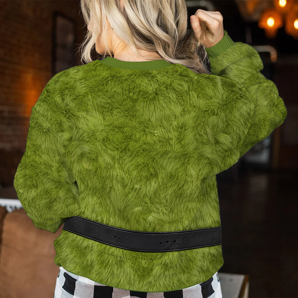 Belongs To My Boyfriend - Personalized Stole Christmas Ugly Sweater