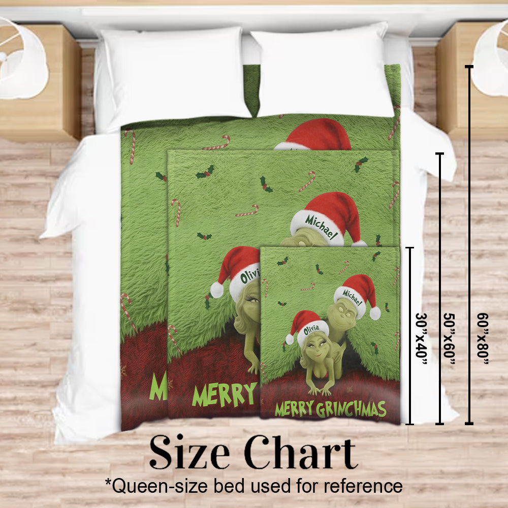 Activité préférée pour ce Grinchmas - Couverture de Noël personnalisée