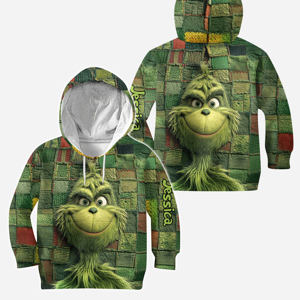 Green Christmas - Personalized Stole Christmas Hoodie and Leggings