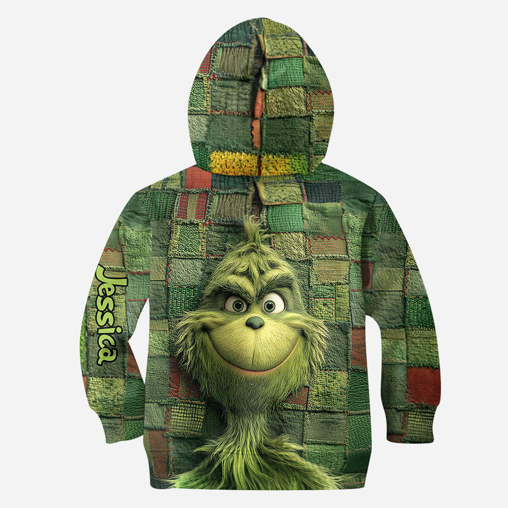 Green Christmas - Personalized Stole Christmas Hoodie and Leggings