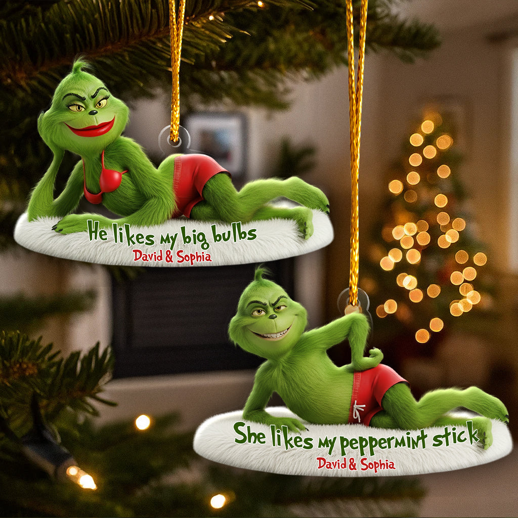 Christmas Couples Gift - Personalized Stole Christmas Ornament