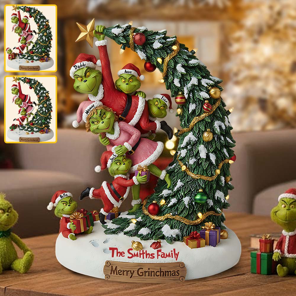 Family Gifts - Personalized Stole Christmas Custom Shaped Acrylic Plaque
