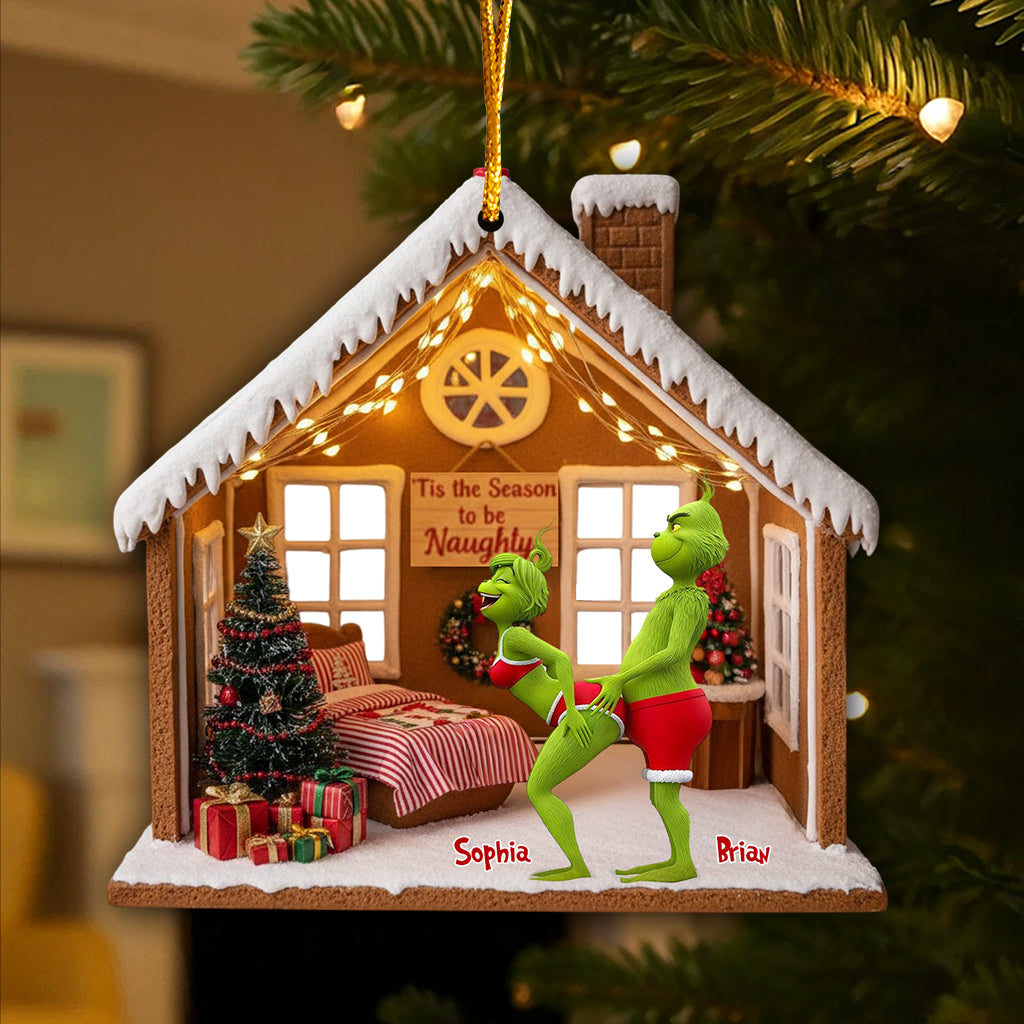 Jusqu'à la saison des bêtises - Ornement de Noël étole personnalisé