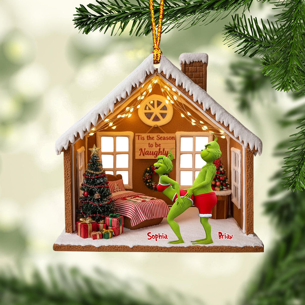 Jusqu'à la saison des bêtises - Ornement de Noël étole personnalisé