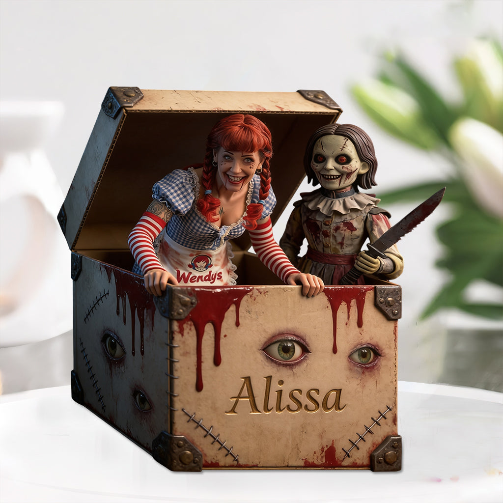 It's Horror Time - Personalized Horror Character Custom Shaped Acrylic Plaque