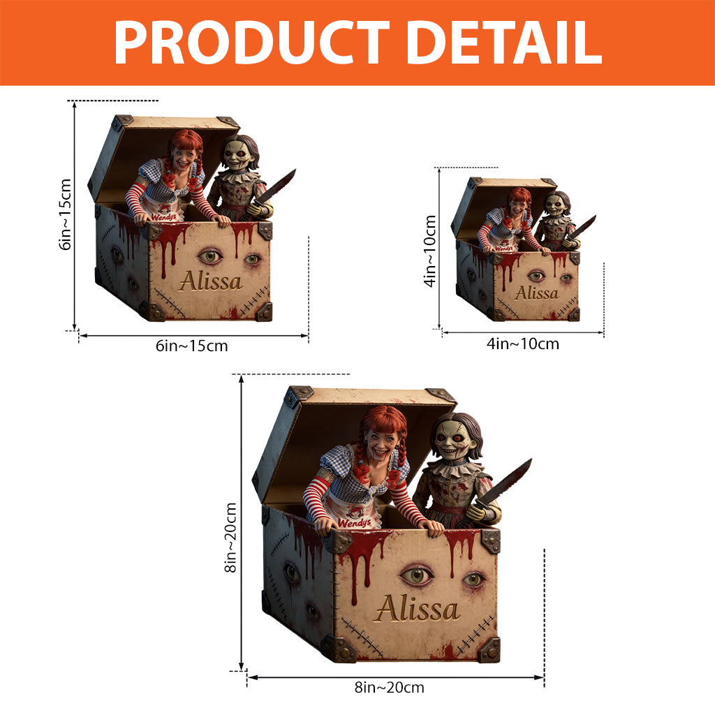 It's Horror Time - Personalized Horror Character Custom Shaped Acrylic Plaque