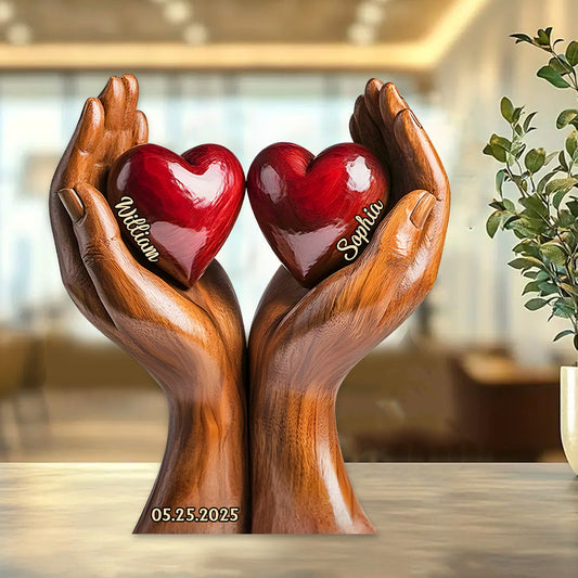 Toi et moi, on gère - Plaque acrylique personnalisée pour couple