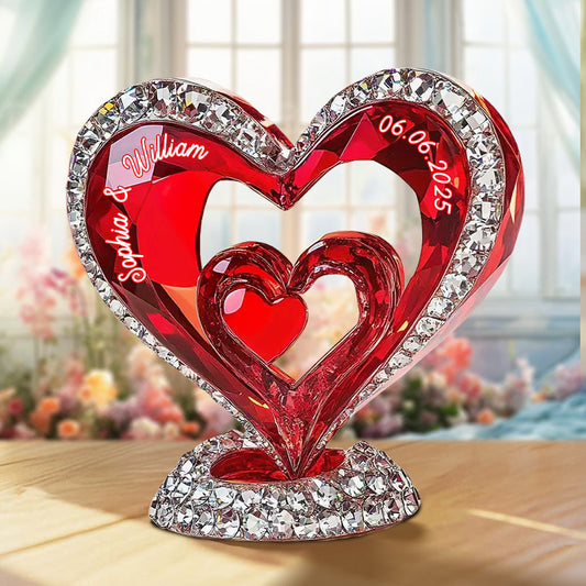 Toi et moi, on gère - Plaque acrylique personnalisée pour couple