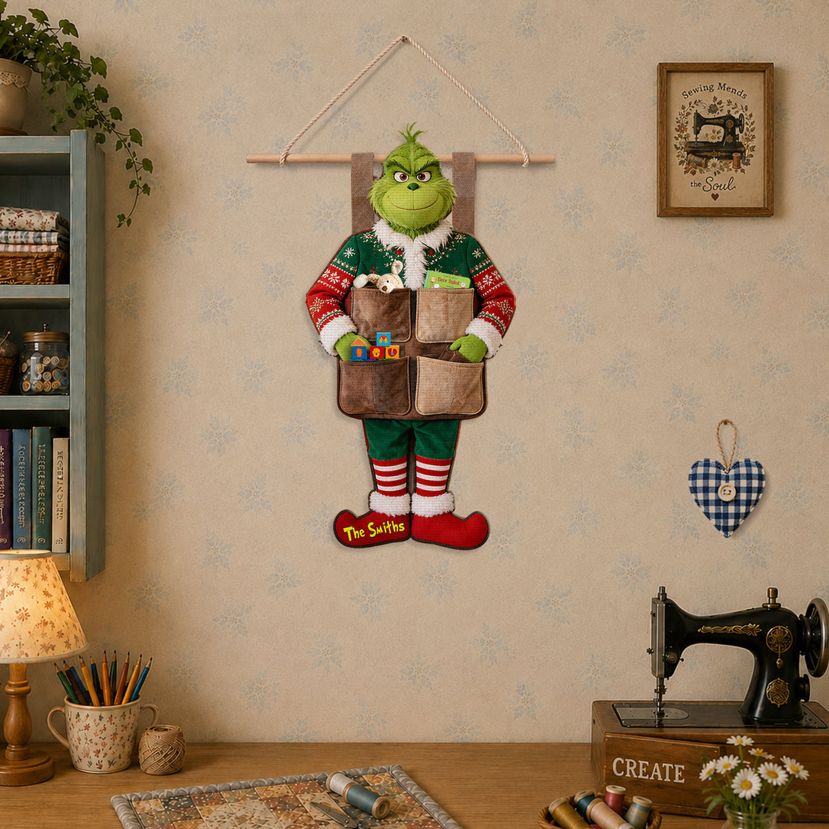 Merry Christmas - Personalized Stole Christmas Hanging Organizer