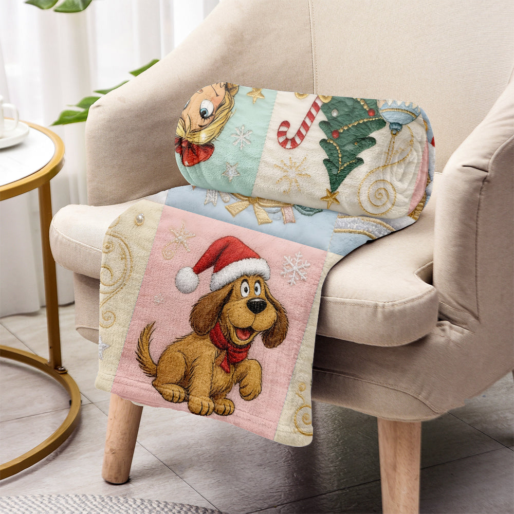 Merry Christmas - Personalized Stole Christmas Blanket