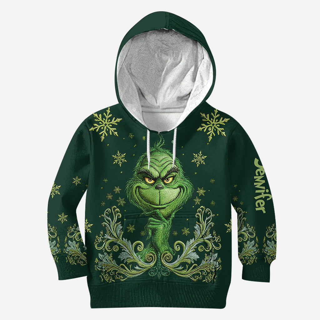 Merry Grinchmas - Personalized Stole Christmas Hoodie and Leggings