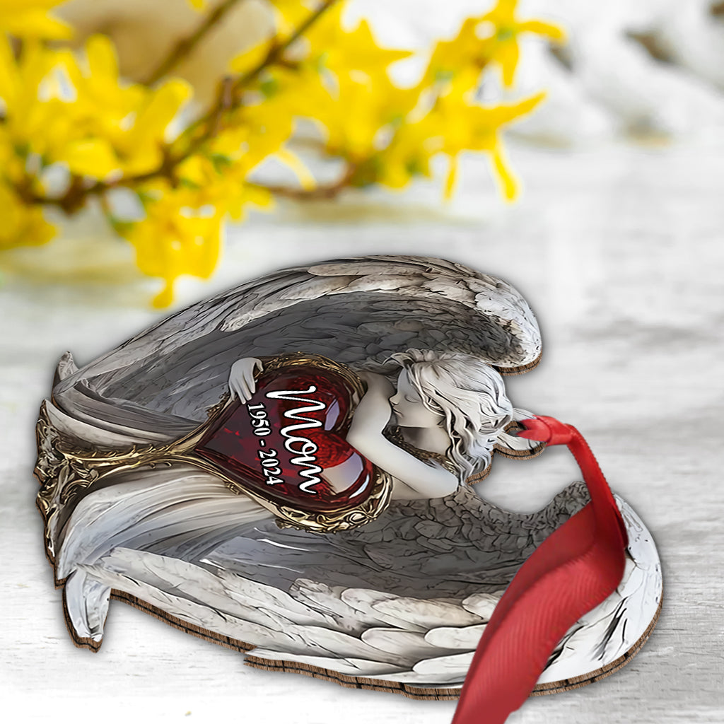 Sur les ailes des anges - Ornement commémoratif personnalisé