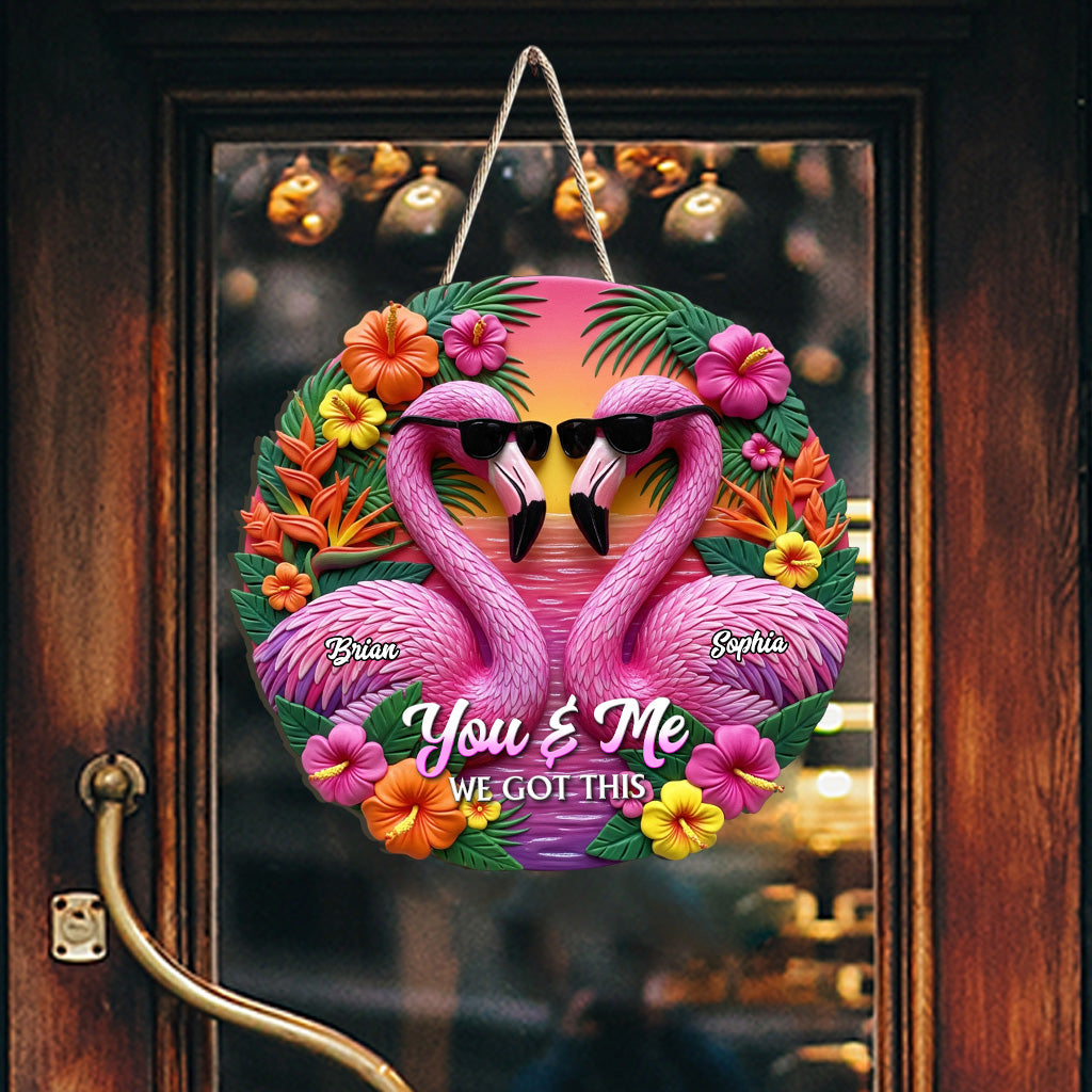 On gère ça - Panneau en bois personnalisé pour couple