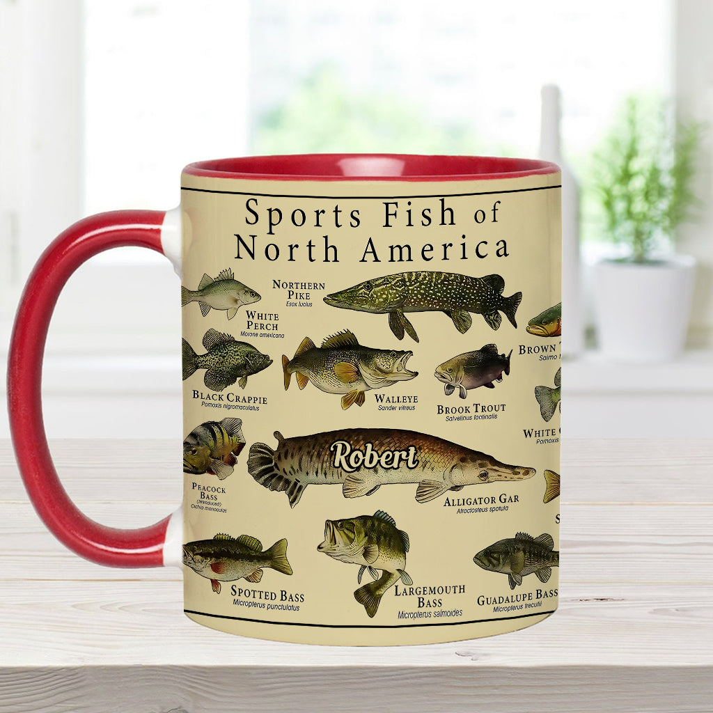 Mug personnalisé Fish Of America - Thème pêche