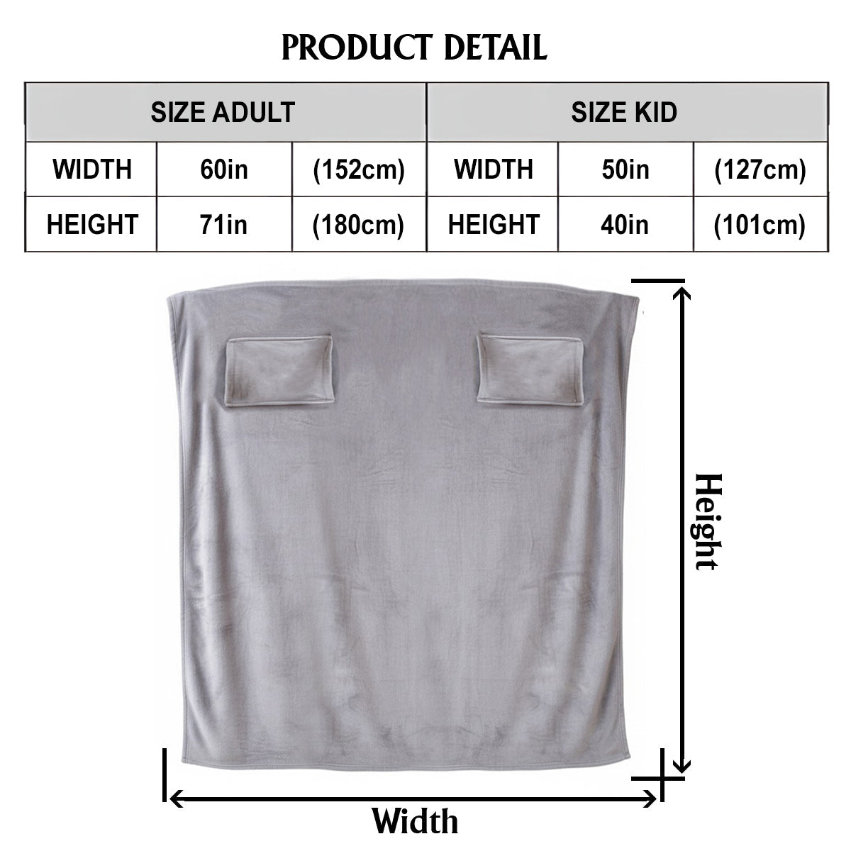 Joyeux Grinchmas - Couverture de Noël personnalisée avec étole