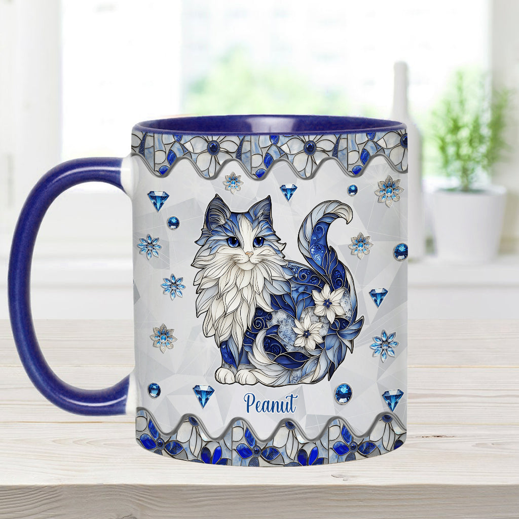 Mug personnalisé avec motif chat mignon