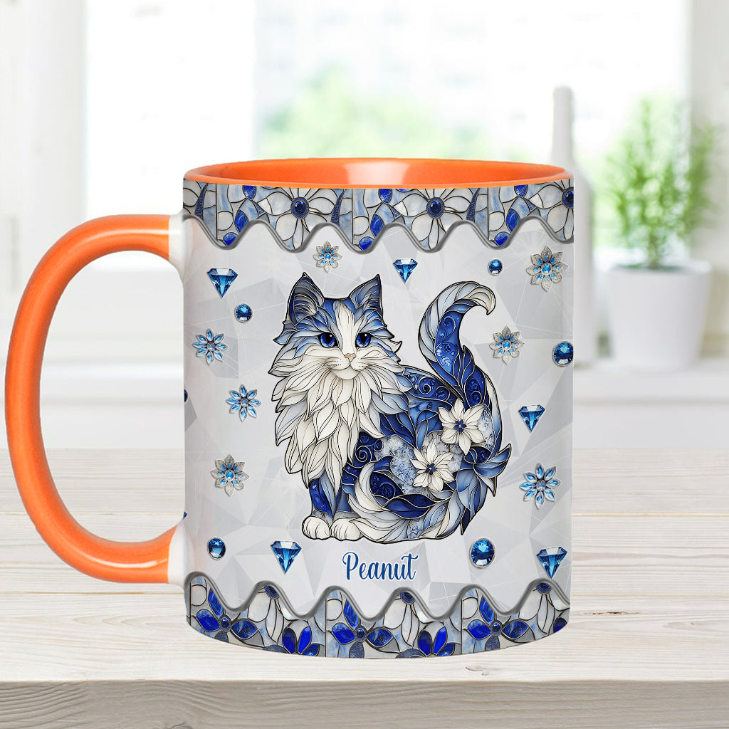 Mug personnalisé avec motif chat mignon