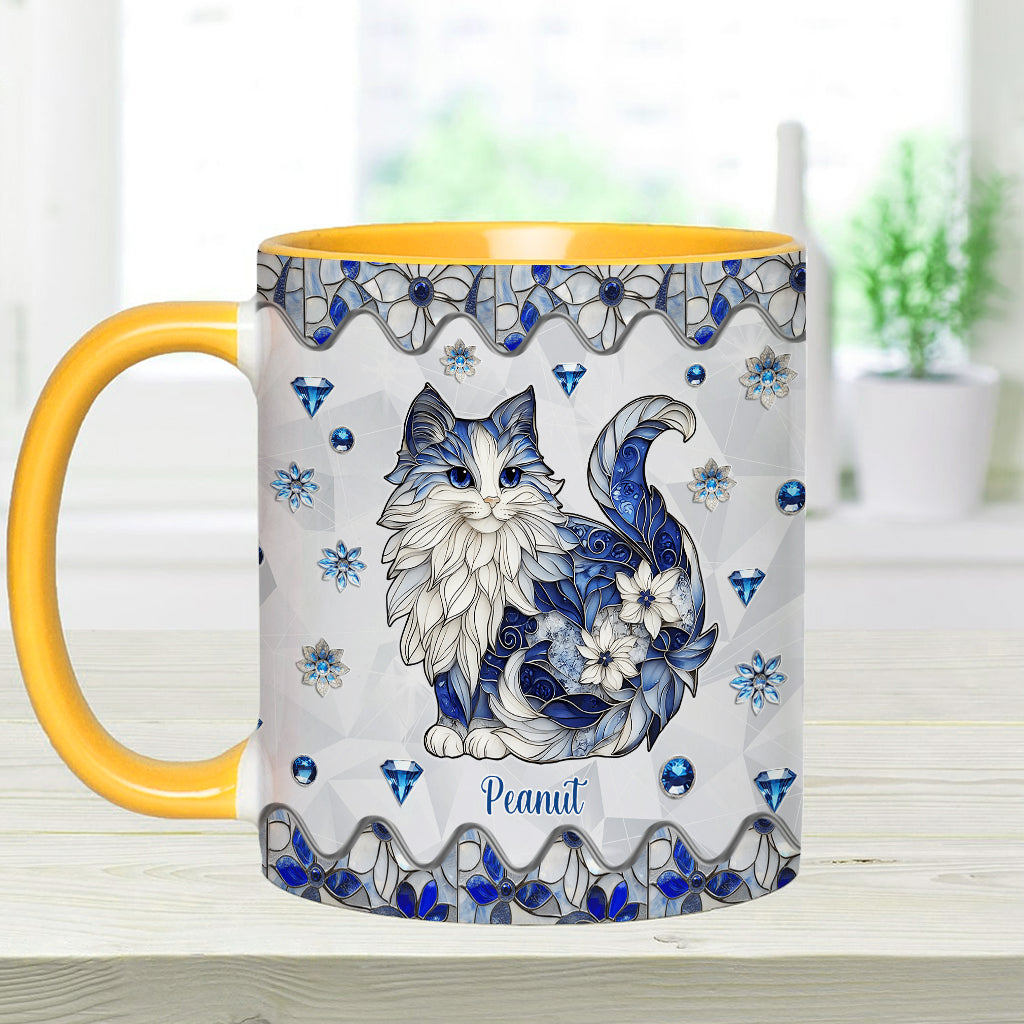 Mug personnalisé avec motif chat mignon