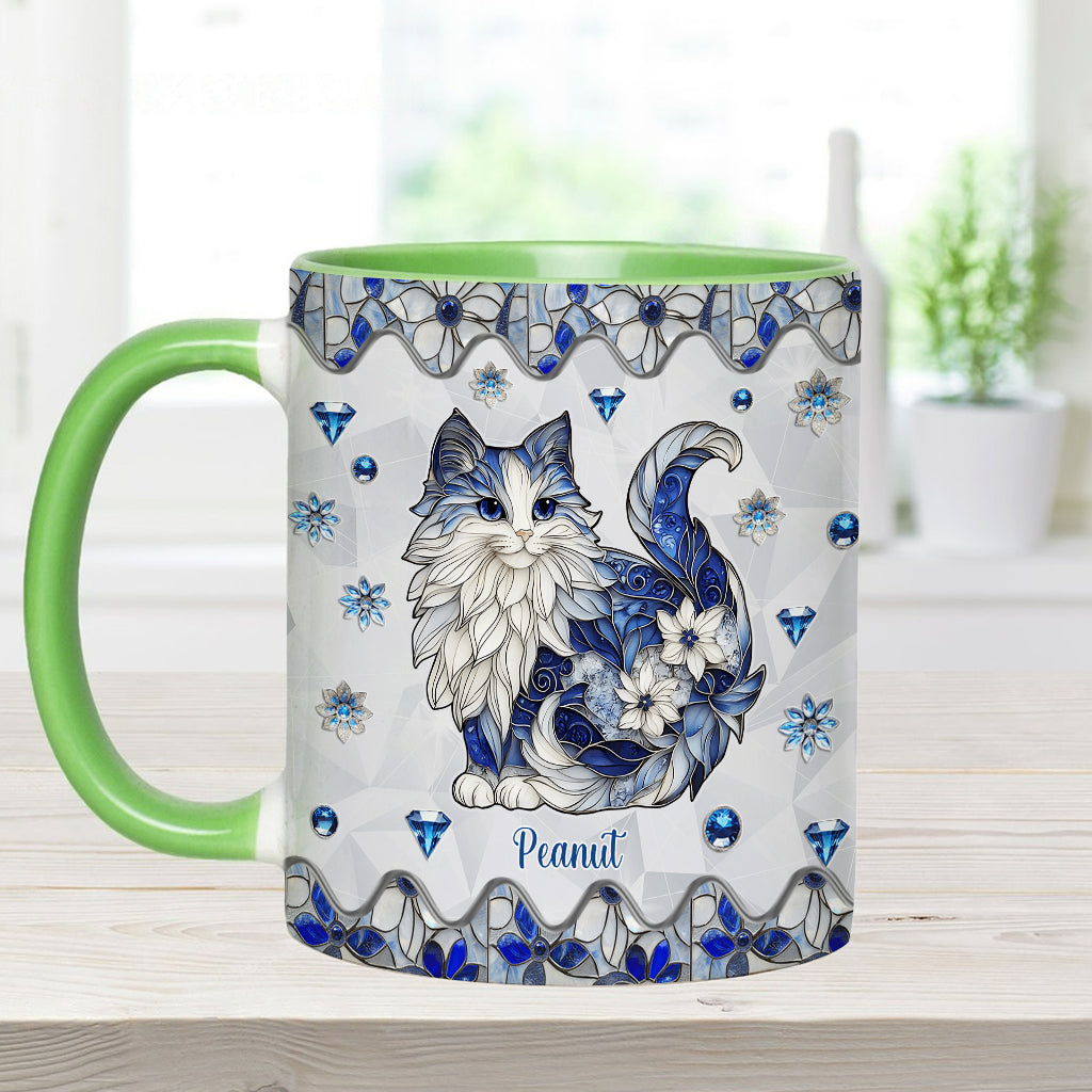 Mug personnalisé avec motif chat mignon