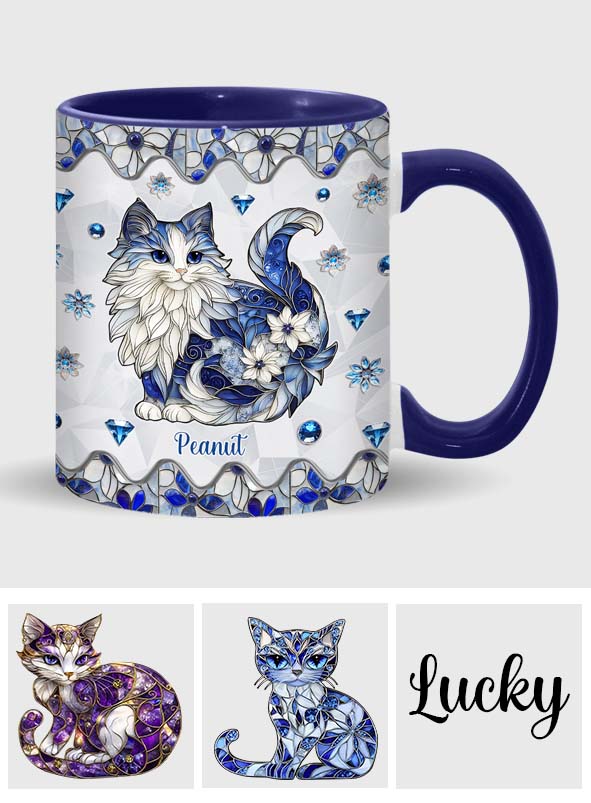 Mug personnalisé avec motif chat mignon