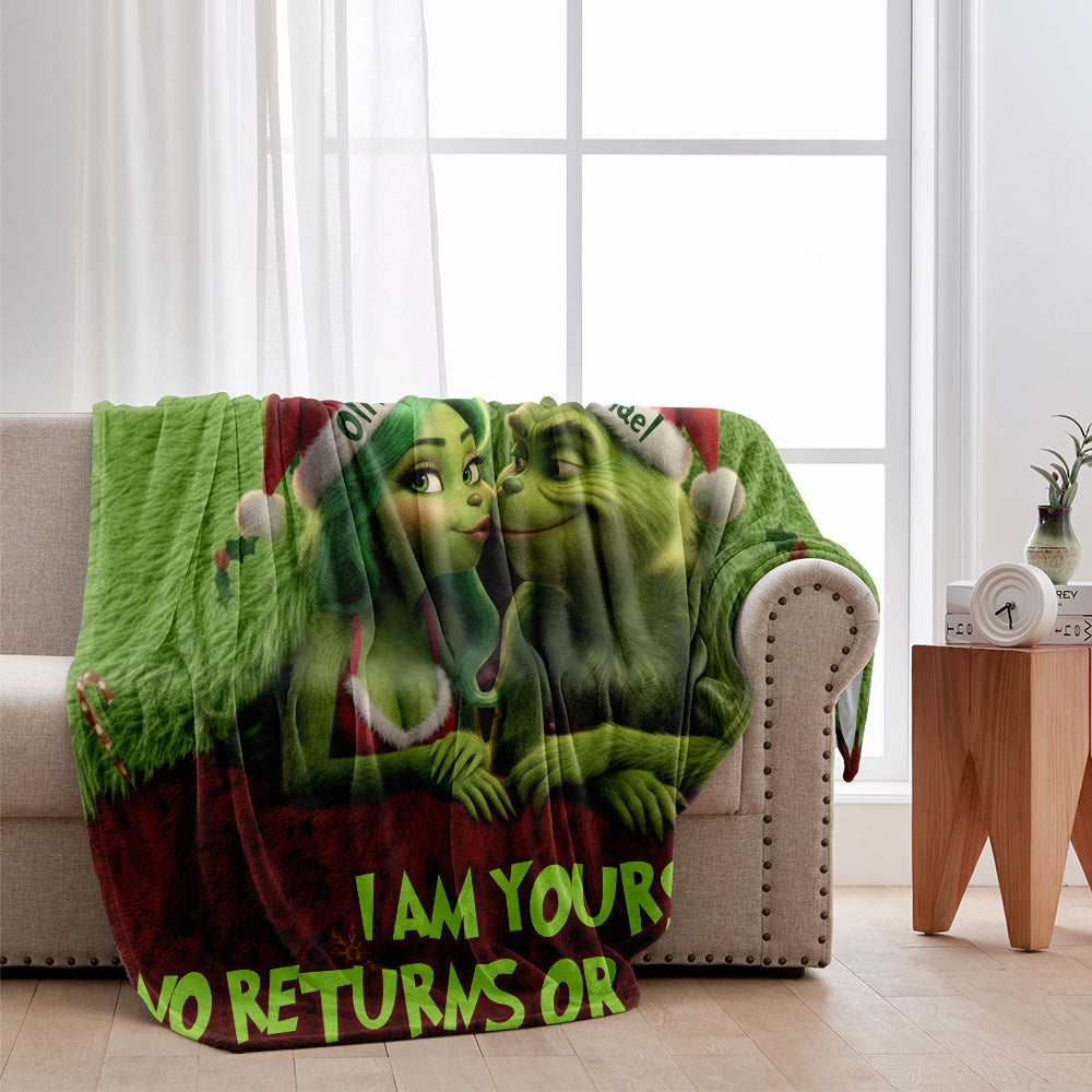 I Am Yours - Personalized Stole Christmas Blanket