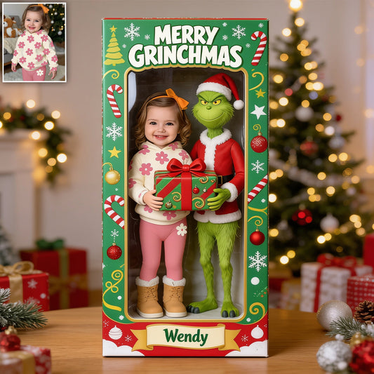 Merry Grinchmas - Personalized Stole Christmas Acrylic Display Box