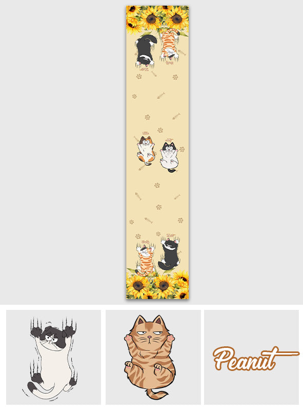 Chemin de table personnalisé Chats mignons