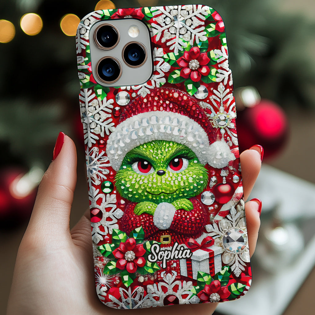Merry Grinchmas - Personalized Stole Christmas Full Print Phone Case