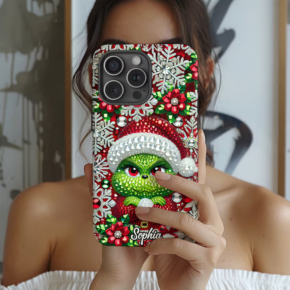 Merry Grinchmas - Personalized Stole Christmas Full Print Phone Case