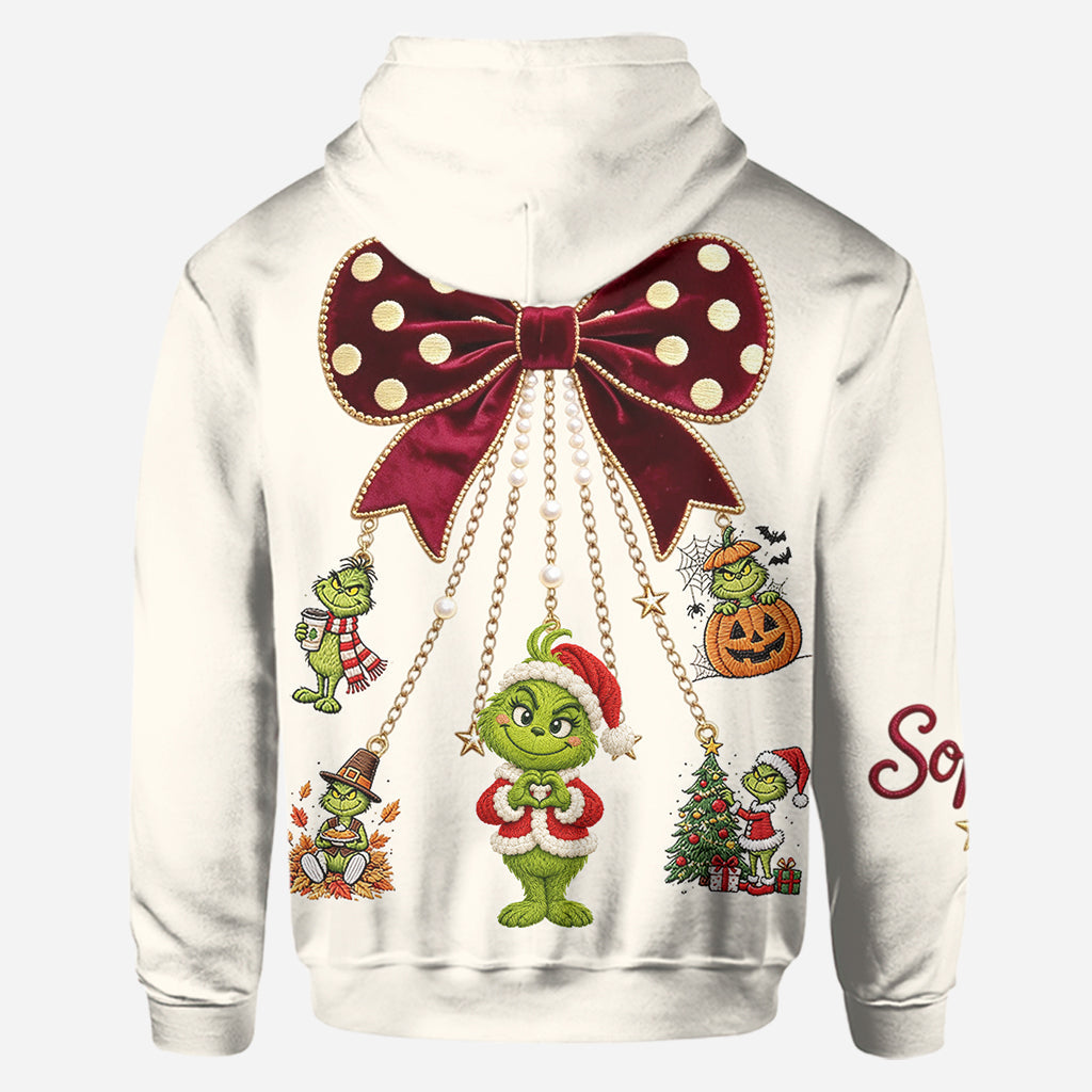 Merry Christmas - Personalized Stole Christmas Hoodie and Leggings