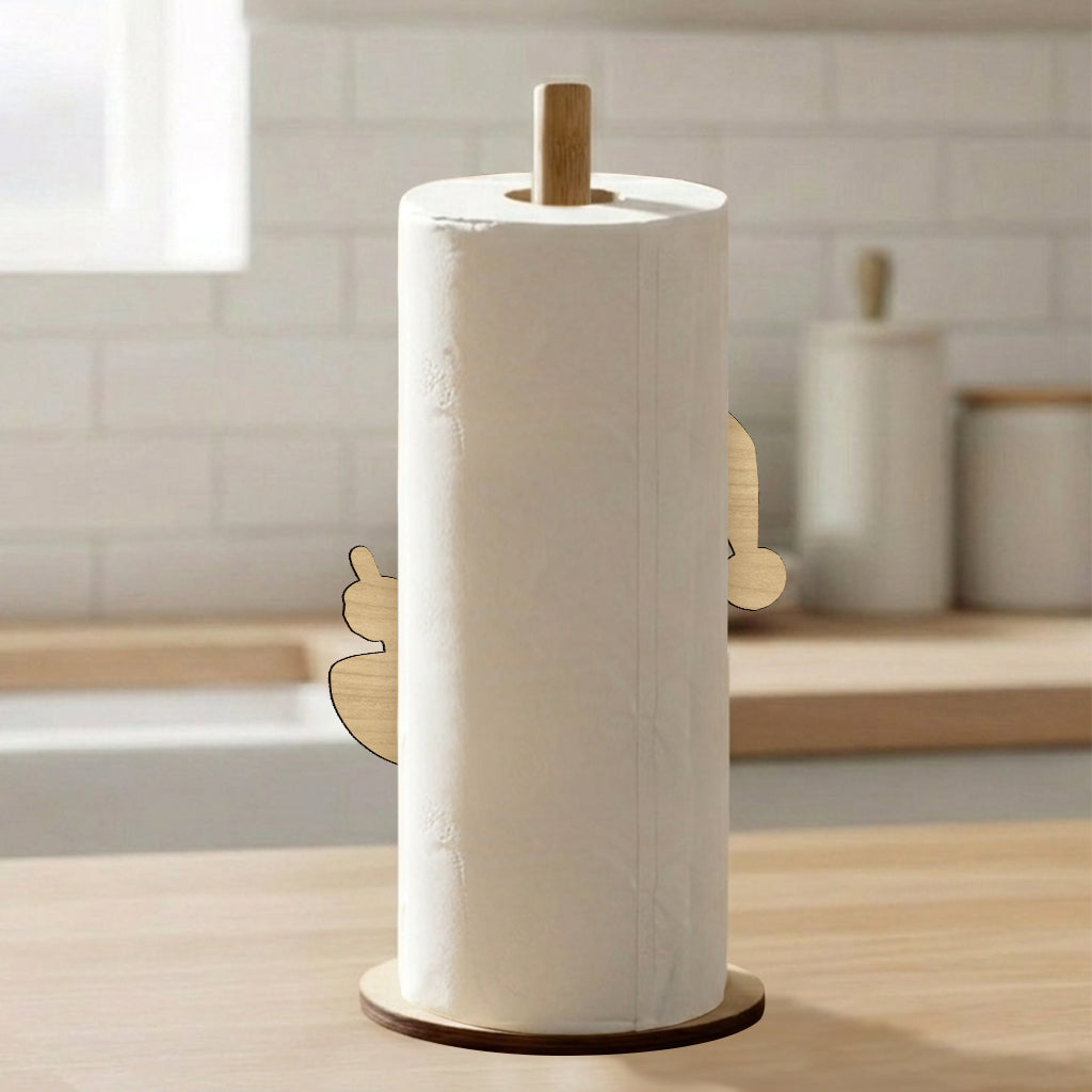 The Cookies Aren't Gonna Bake Themselves - Personalized Stole Christmas Paper Towel Stand