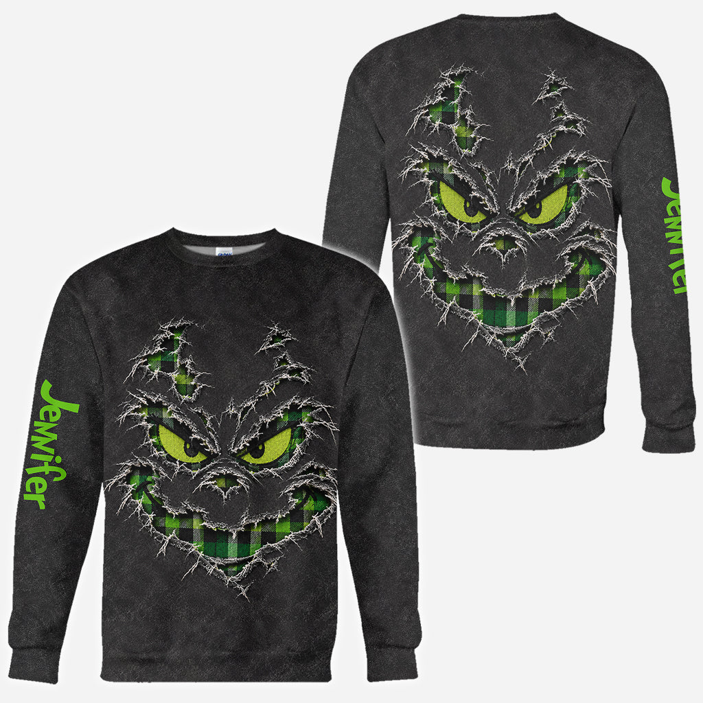 Merry Christmas - Personalized Stole Christmas All Over Shirt